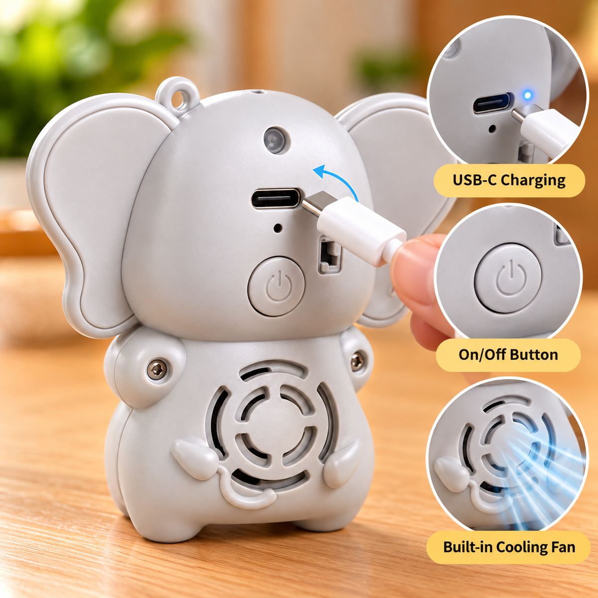 BlowBuddy™ Mini Air Blower
Cools food in seconds