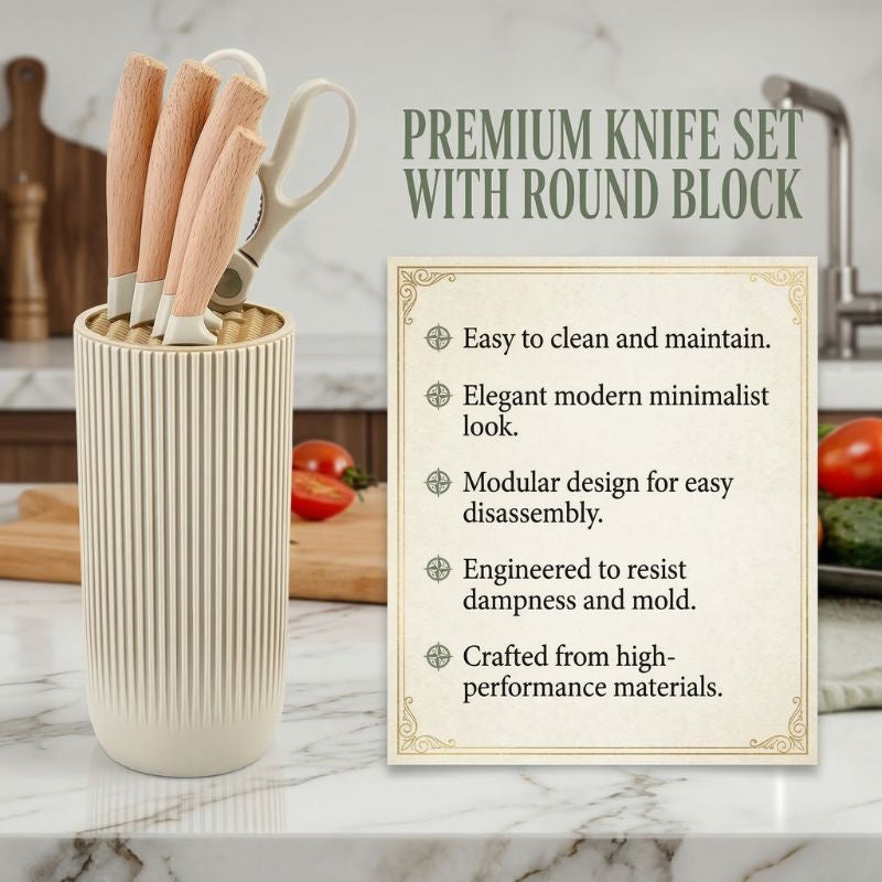 Culina™  6-Piece Kitchen Knife Block set