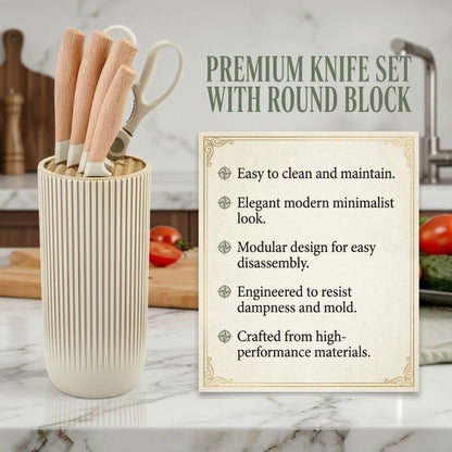 Culina™  6-Piece Kitchen Knife Block set