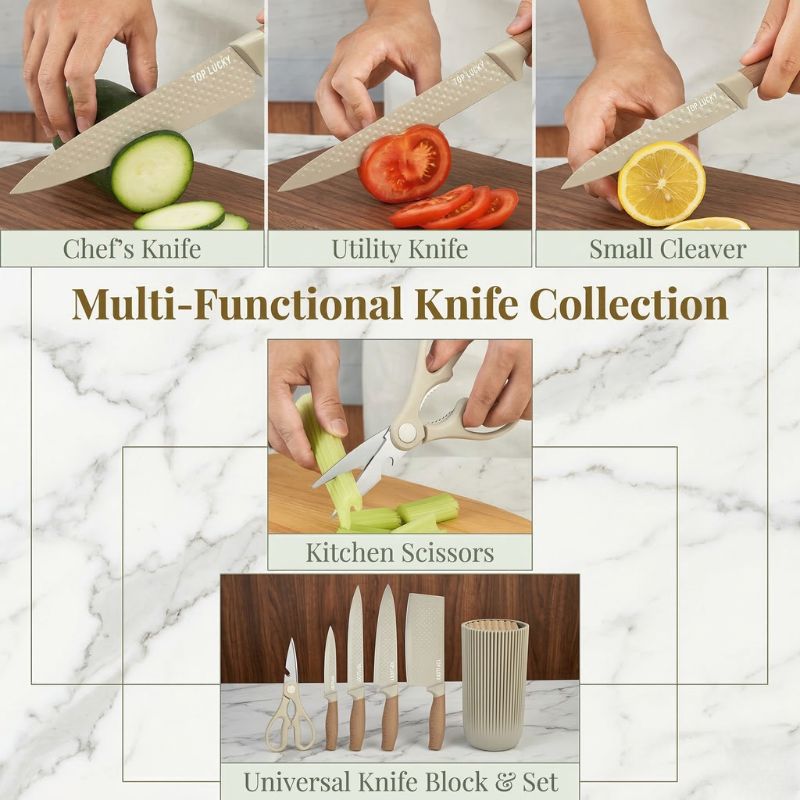 Culina™  6-Piece Kitchen Knife Block set