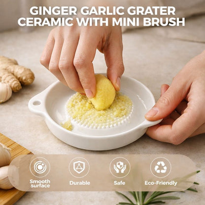 Grato™ Ceramic Garlic & Ginger Paste Plate