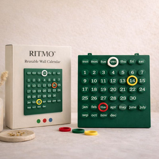 RITMO™ | Retro Perpetual Wall Calendar