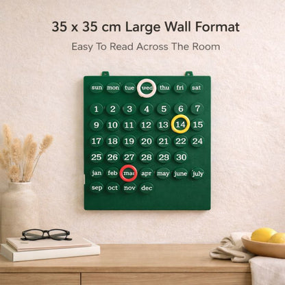 RITMO™ | Retro Perpetual Wall Calendar