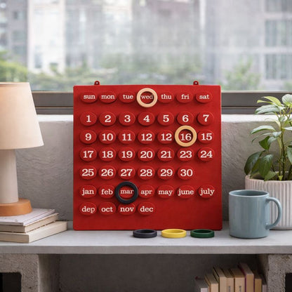 RITMO™ | Retro Perpetual Wall Calendar