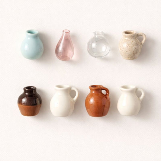 Vaso™ Mini Ceramic Vase Fridge Magnets (Set of 8)