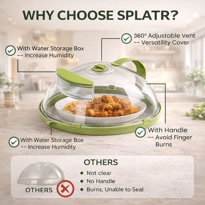 Splatr™ | No-Mess Microwave Cover