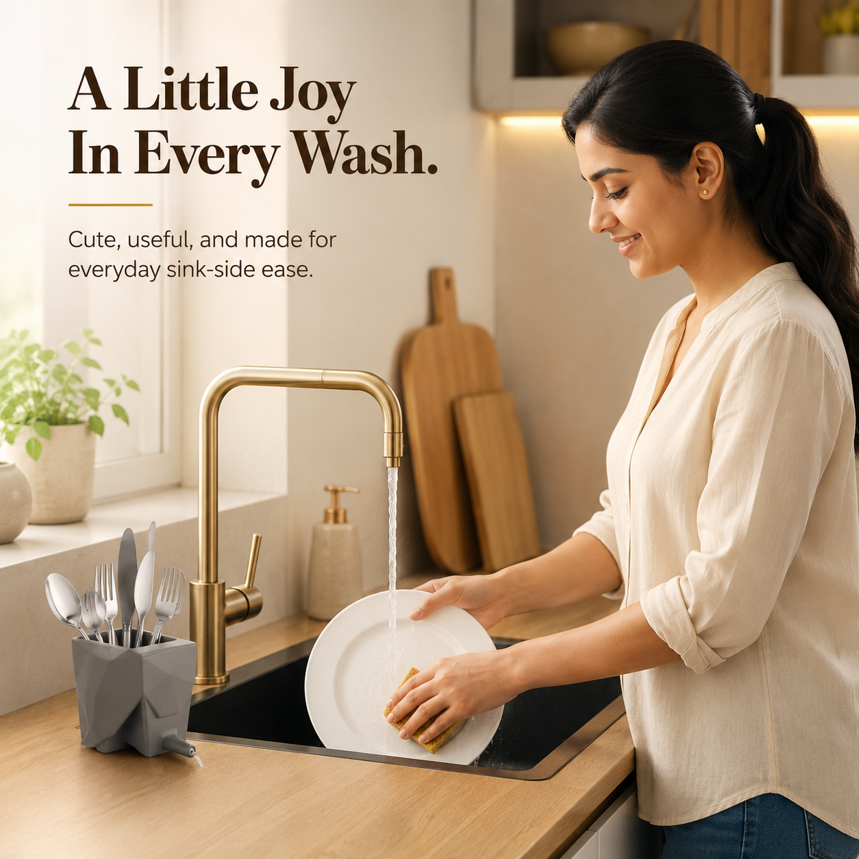 DROQ™ | Elephant Cutlery Drainer