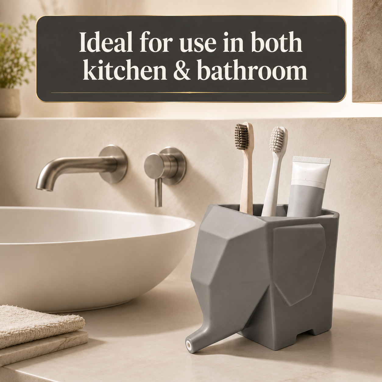 DROQ™ | Elephant Cutlery Drainer