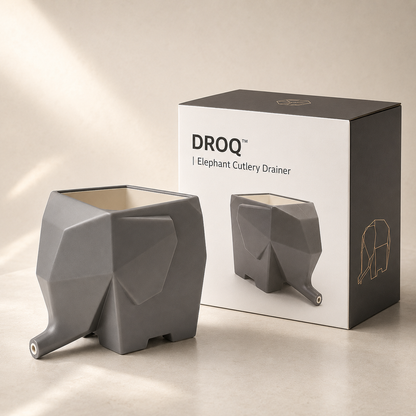 DROQ™ | Elephant Cutlery Drainer