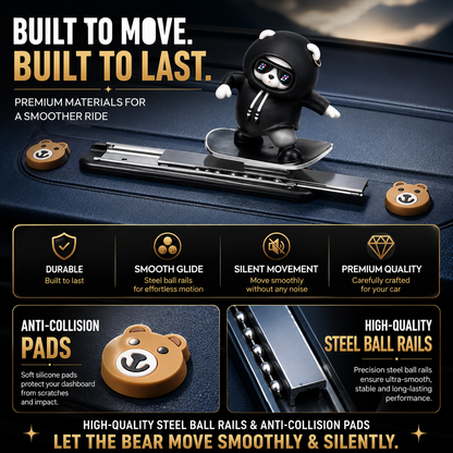 GLYDO™ | Sliding Bear Car Ornament