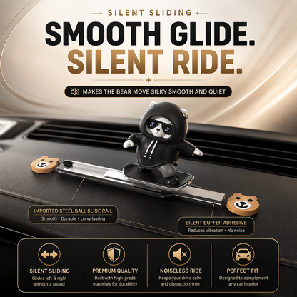 GLYDO™ | Sliding Bear Car Ornament
