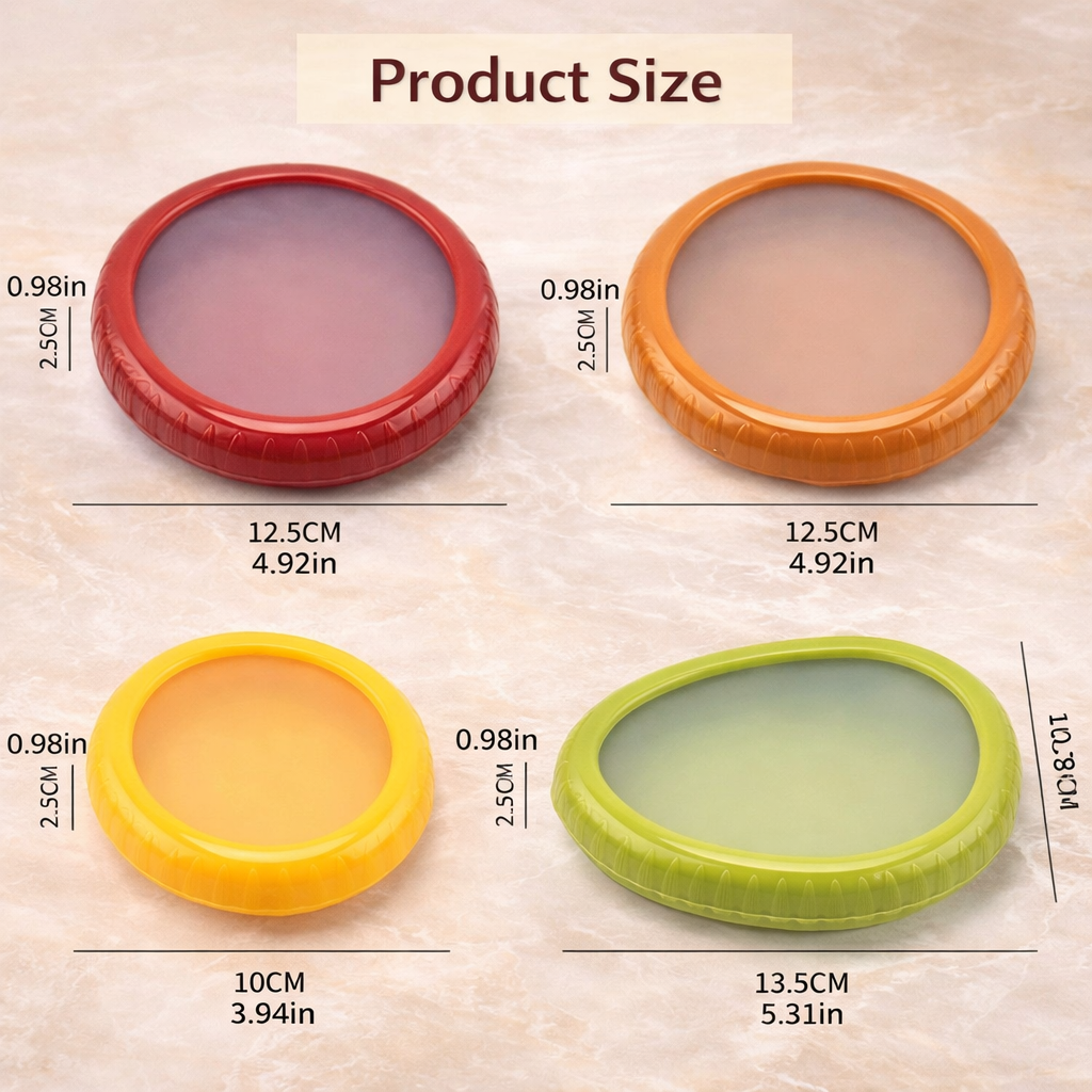 STORA™ | Fridge Storage Set for Cut Produce (4PC)