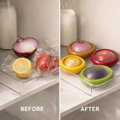 STORA™ | Fridge Storage Set for Cut Produce (4PC)