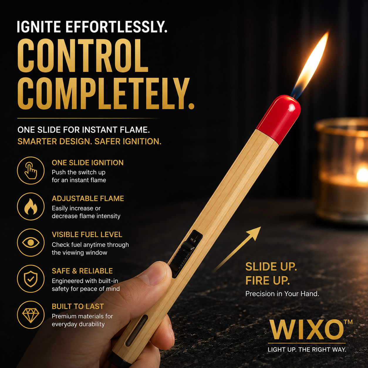 WIXO™ | Refillable Matchstick Lighter