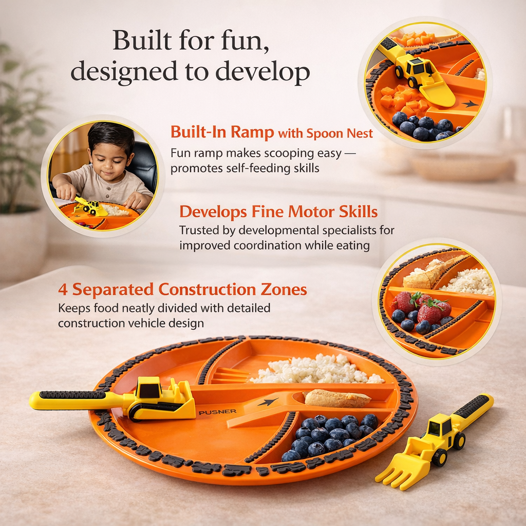 DOZR™  Construction Self-Feeding Plate Set