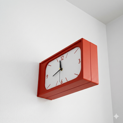 HORA™ | Double-Sided Sculptural Wall Clock