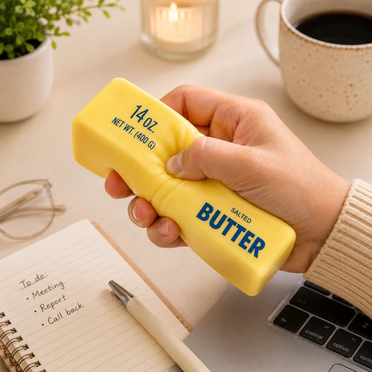 ButterBliss Squish™ | The Stress-Melting Sensory Butter Toy