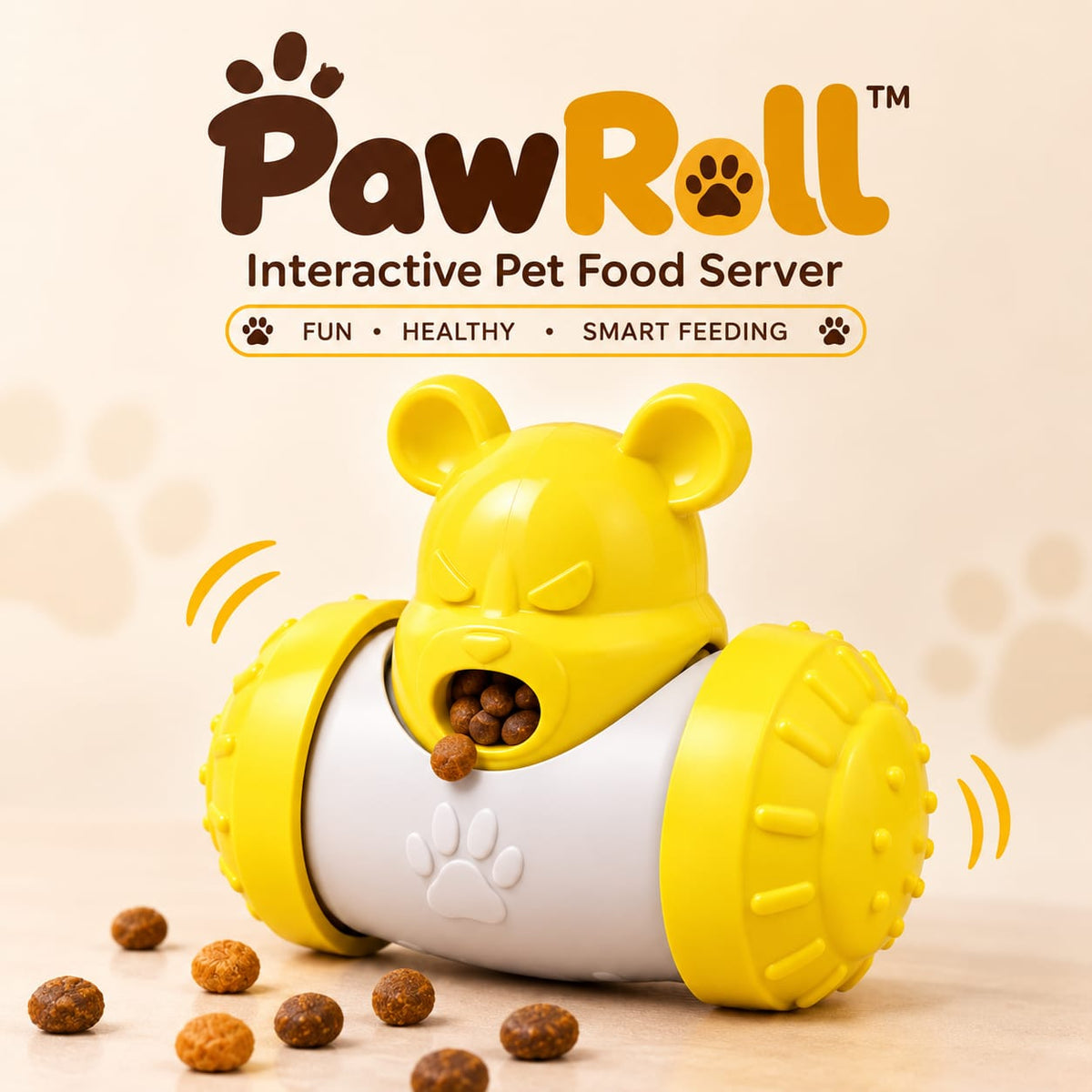 PawRoll™ | Interactive Pet Feeding Ball