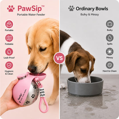 PawSip™ | Portable Pet Water Feeder