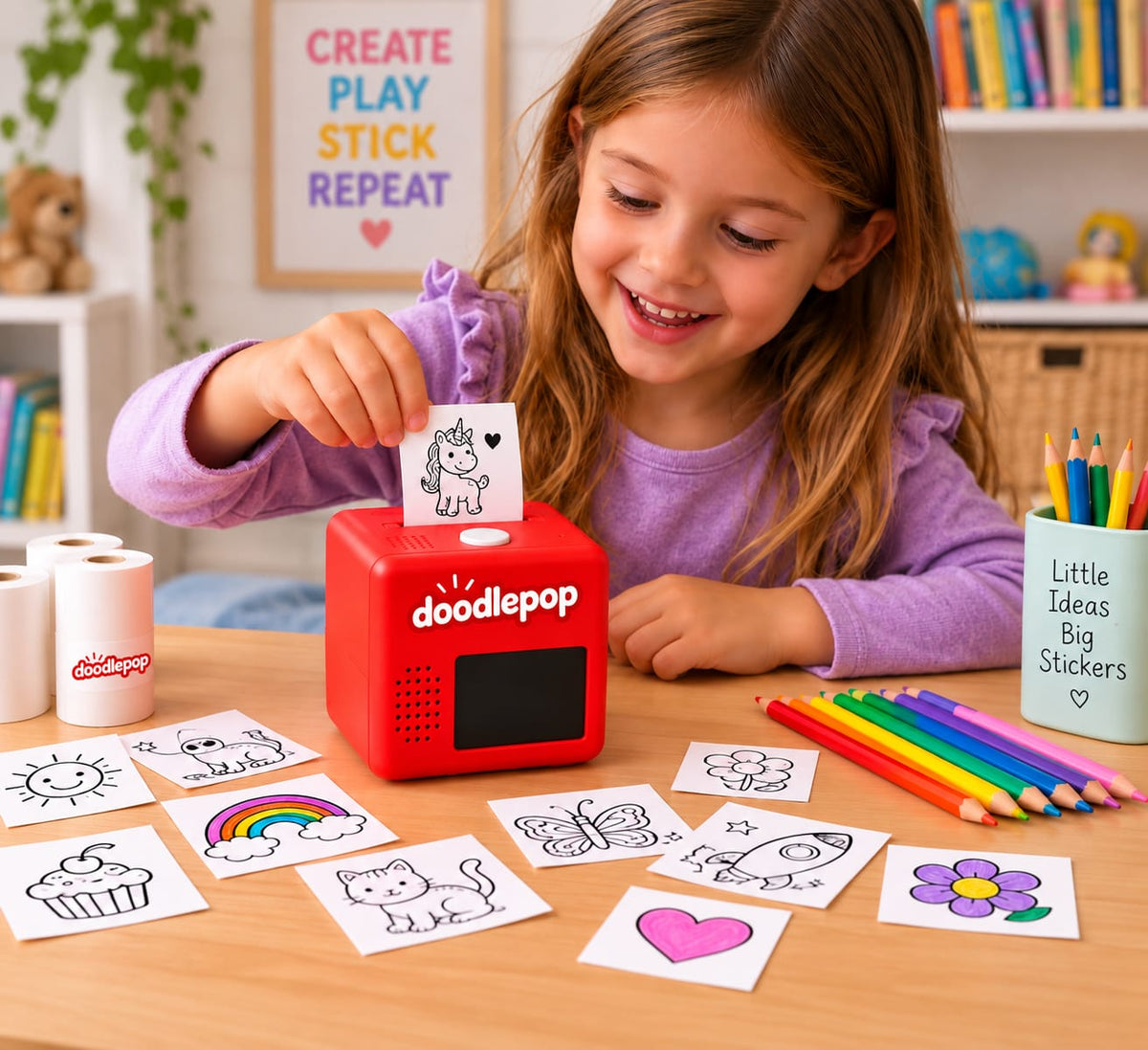 Doodle Pop™| Turn Words Into Stickers.