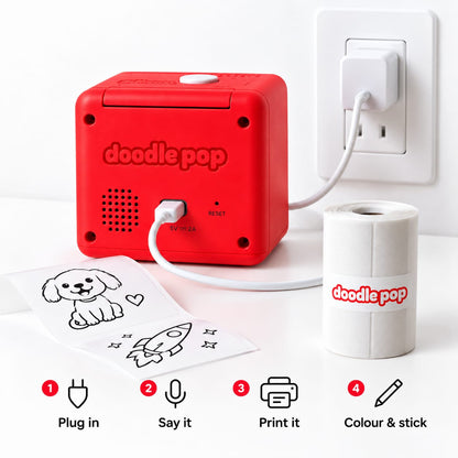 Doodle Pop™| Turn Words Into Stickers.