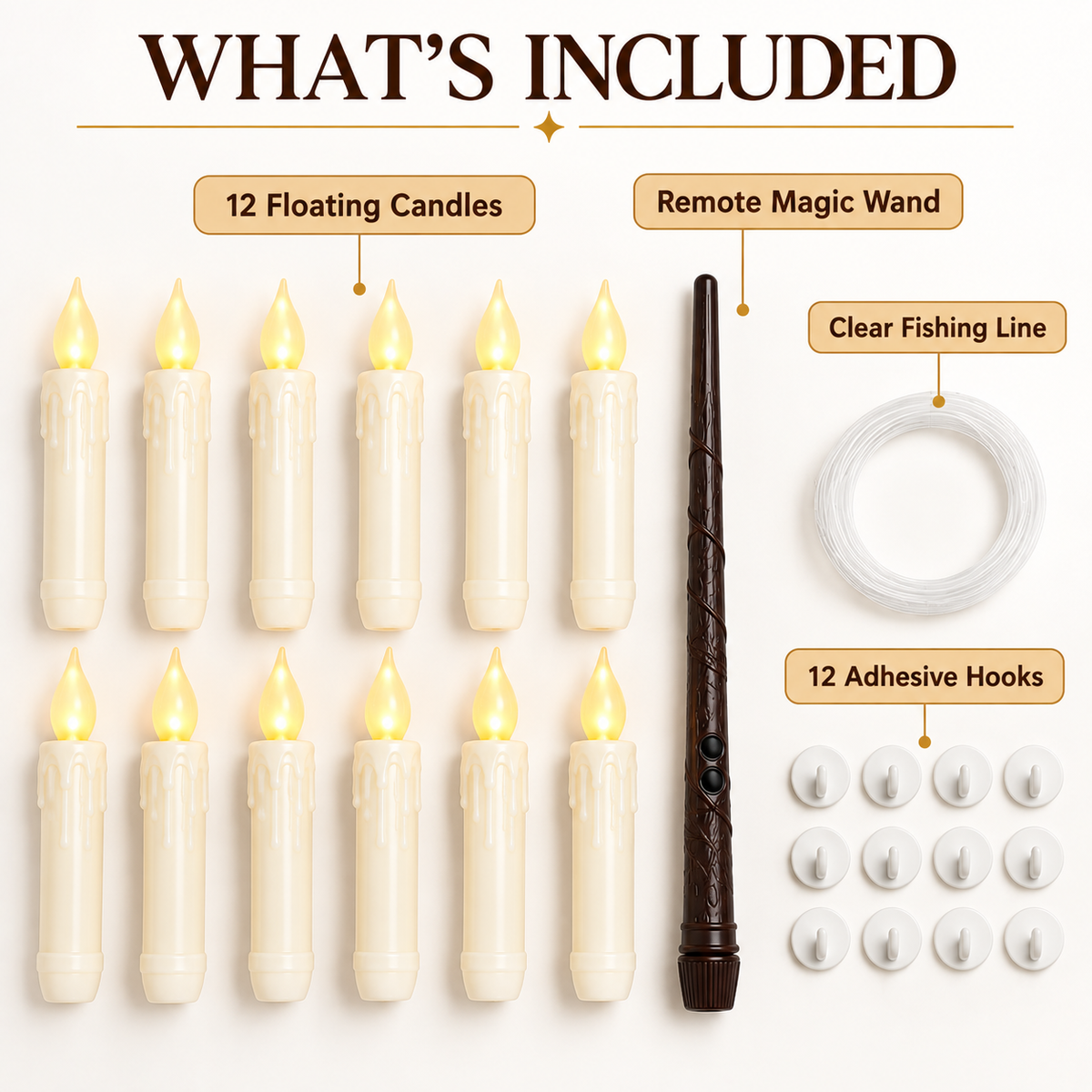 LumiWand™ Floating Candles